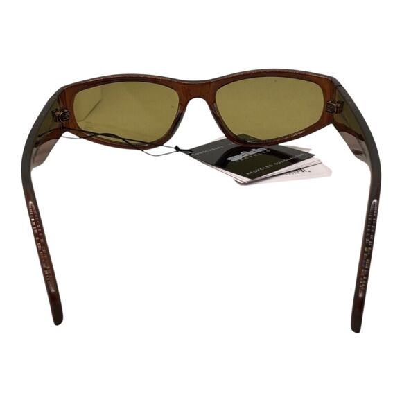 SZADE NIB Melba Sustainable On Trend Squared Off New Spice/Caper Sunglasses - Picture 7 of 14